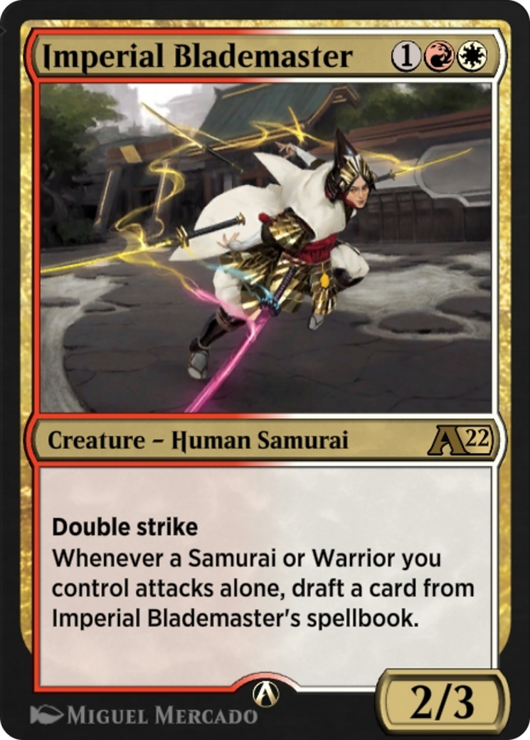 Imperial Blademaster  [Alchemy: Kamigawa]