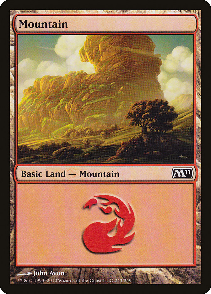 Mountain (243) [Magic 2011] Foil