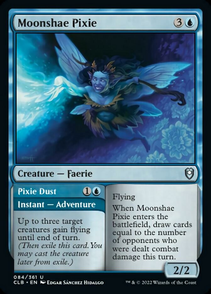 Moonshae Pixie // Pixie Dust [Commander Legends: Battle for Baldur's Gate] Foil