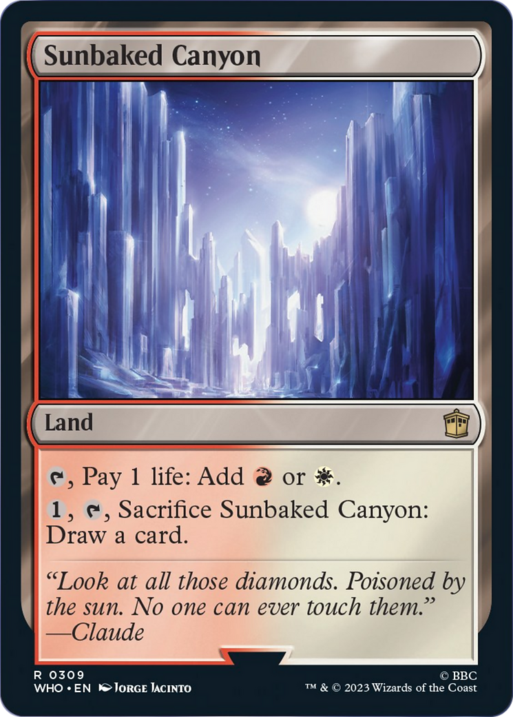 Sunbaked Canyon [Doctor Who] Foil