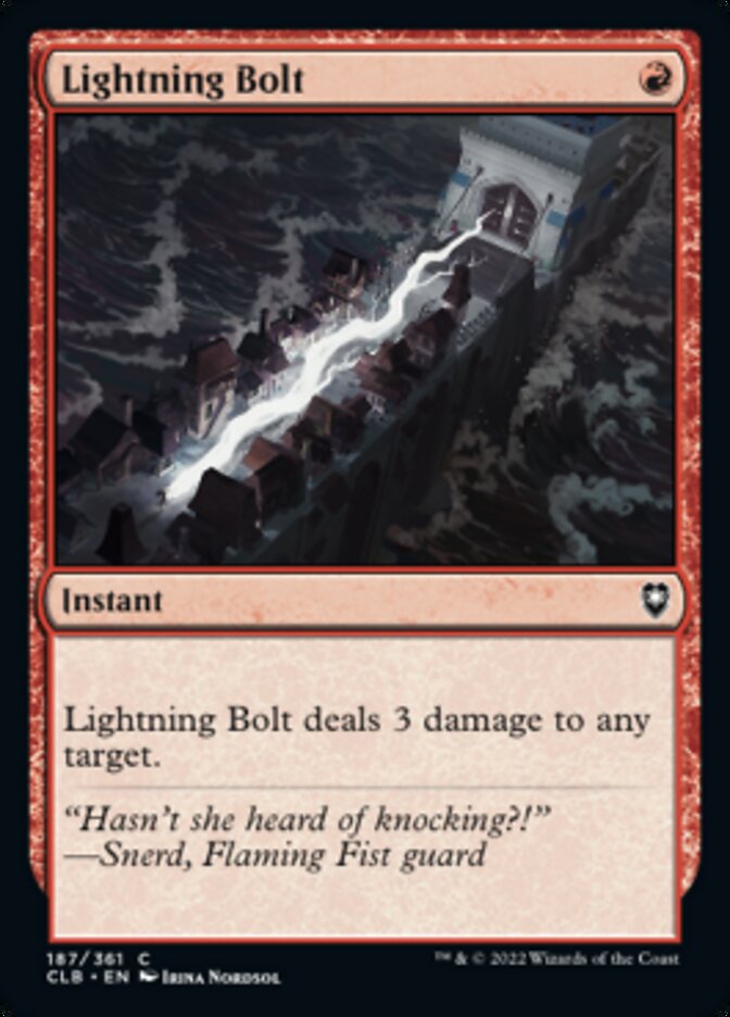 Lightning Bolt [Commander Legends: Battle for Baldur's Gate] Foil