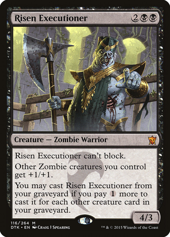 Risen Executioner [Dragons of Tarkir] Foil