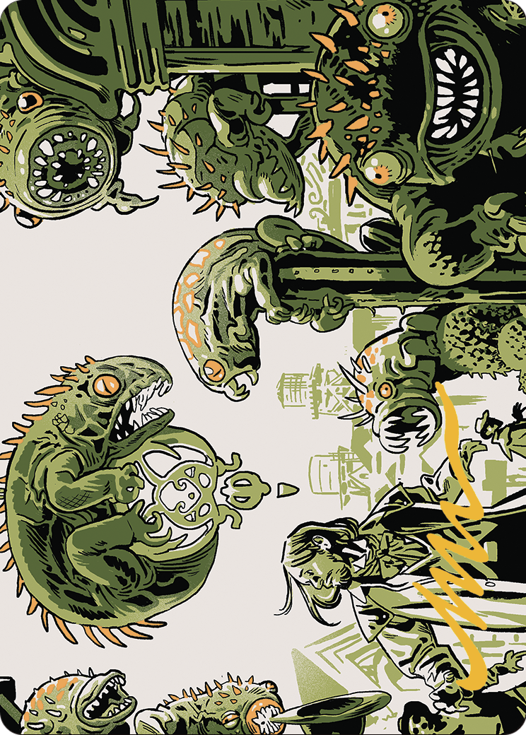 Pest Infestation // Pest Infestation  [Outlaws of Thunder Junction Art Series] (Borderless)