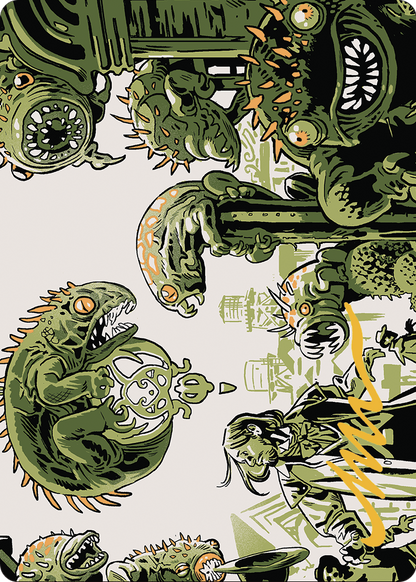 Pest Infestation // Pest Infestation  [Outlaws of Thunder Junction Art Series] (Borderless) Foil