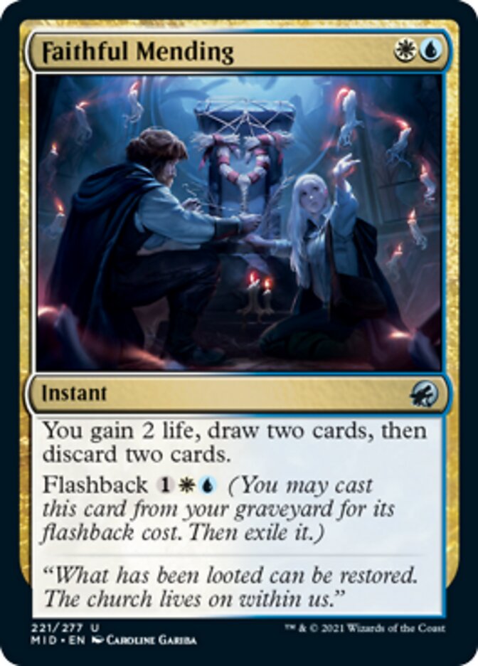 Faithful Mending [Innistrad: Midnight Hunt] Foil