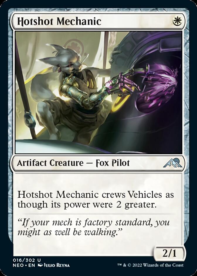 Hotshot Mechanic [Kamigawa: Neon Dynasty] Foil