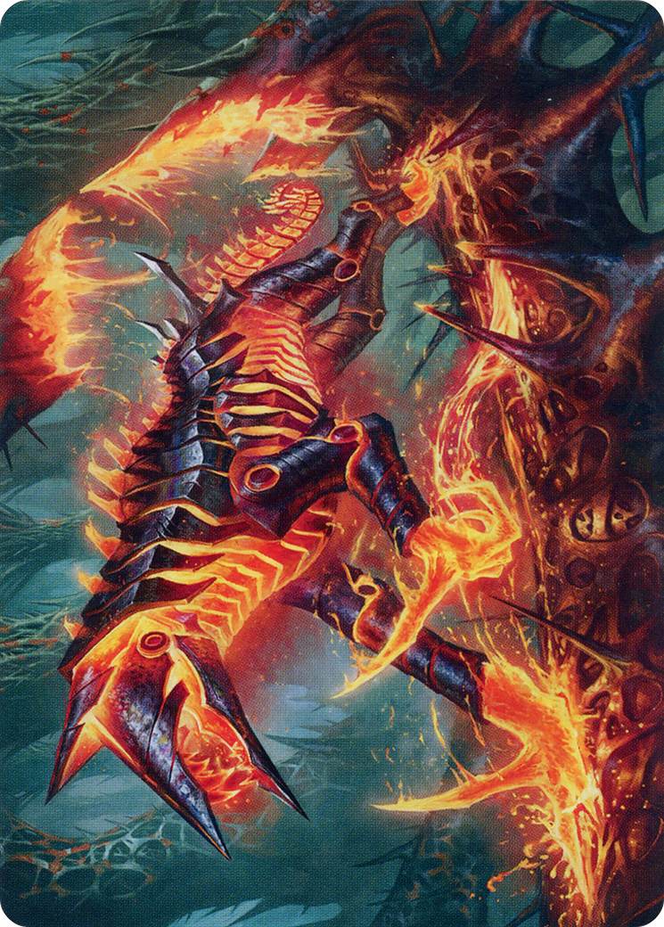 Kuldotha Cackler // Kuldotha Cackler  [Phyrexia: All Will Be One Art Series] (Borderless) Foil
