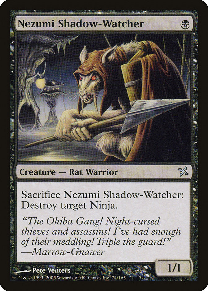 Nezumi Shadow-Watcher [Betrayers of Kamigawa] Foil