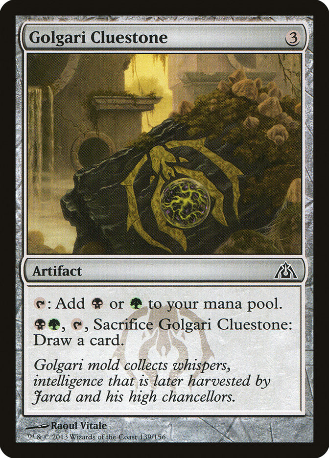 Golgari Cluestone [Dragon's Maze] Foil