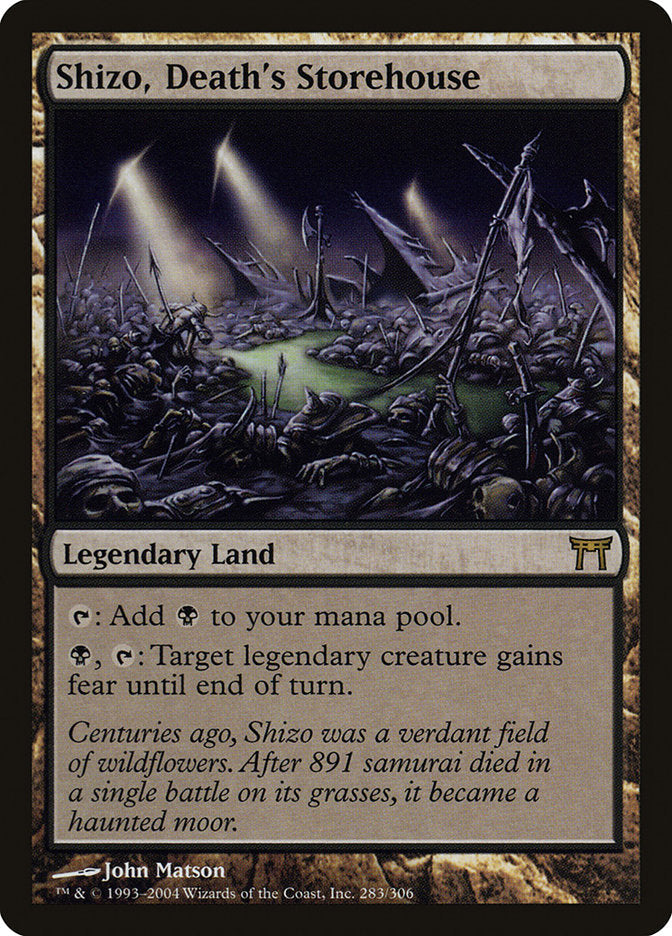 Shizo, Death's Storehouse [Champions of Kamigawa] Foil