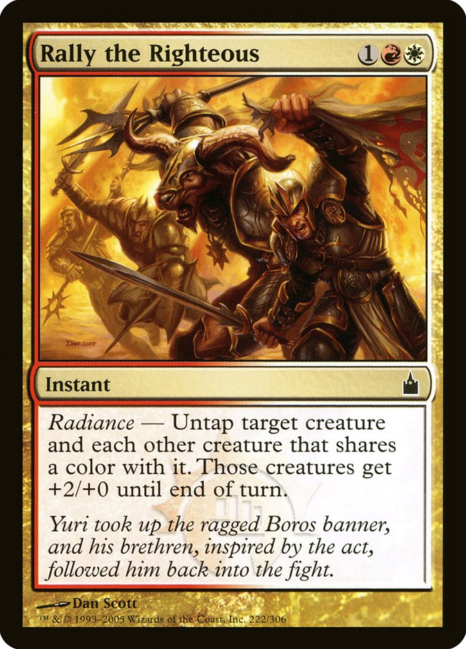 Rally the Righteous [Ravnica: City of Guilds] Foil