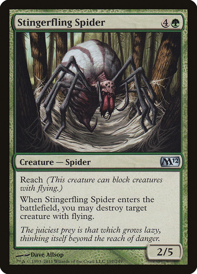 Stingerfling Spider [Magic 2012] Foil
