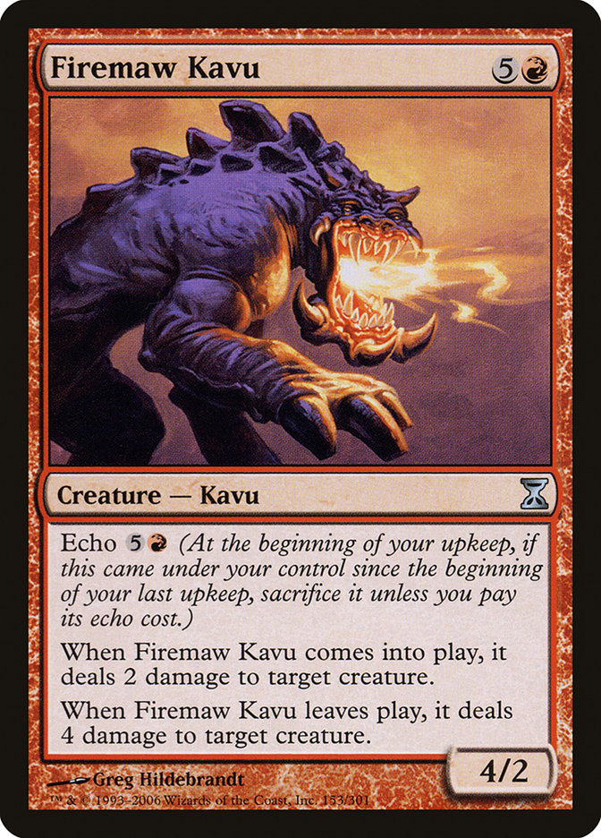 Firemaw Kavu [Time Spiral] Foil