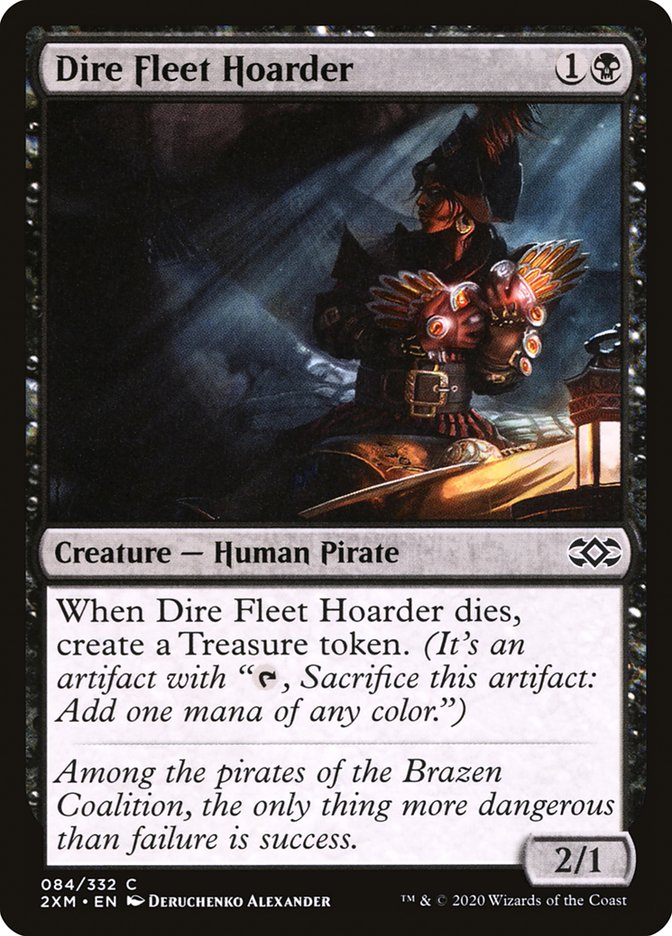 Dire Fleet Hoarder [Double Masters] Foil