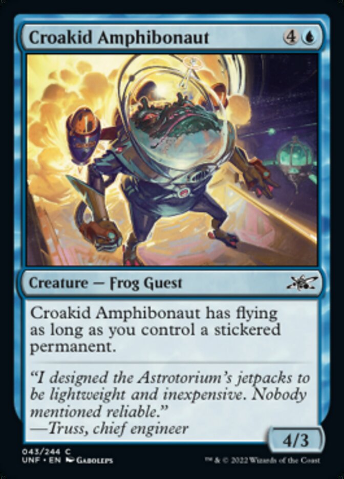 Croakid Amphibonaut [Unfinity] Foil