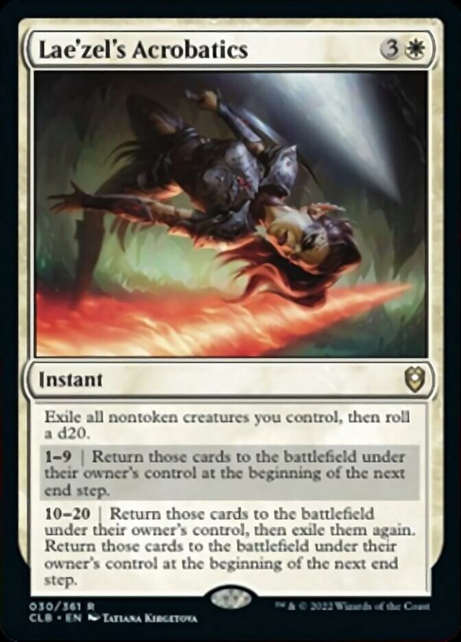 Lae'zel's Acrobatics [Commander Legends: Battle for Baldur's Gate] Foil