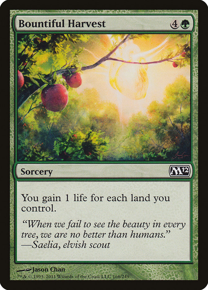 Bountiful Harvest [Magic 2012] Foil