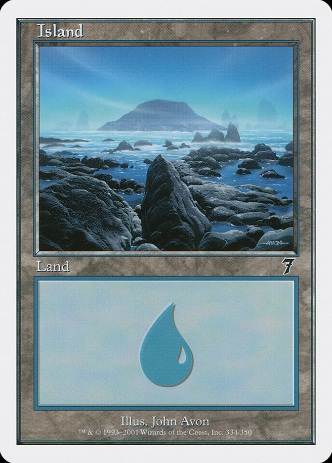 Island (334) [Seventh Edition] Foil