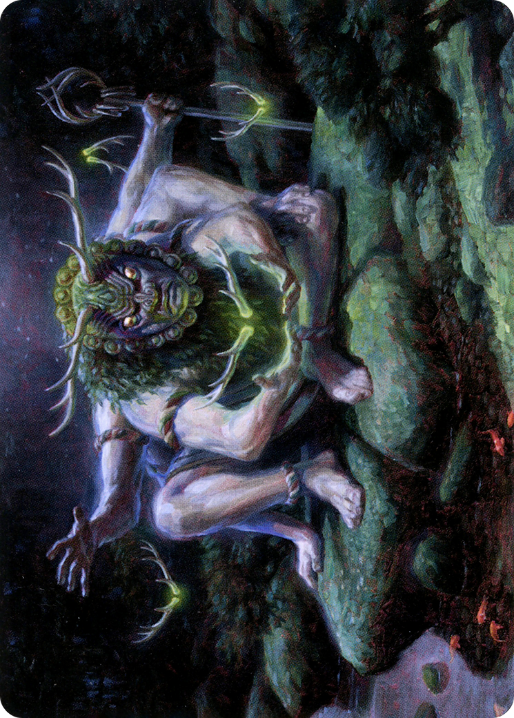 Myojin of Towering Might // Myojin of Towering Might  [Neon Dynasty Art Series] (Borderless) Foil
