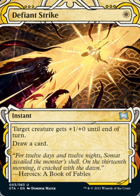 Defiant Strike [Strixhaven: School of Mages Mystical Archive] Foil