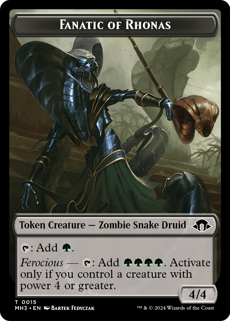 Fanatic of Rhonas  [Modern Horizons 3 Tokens]