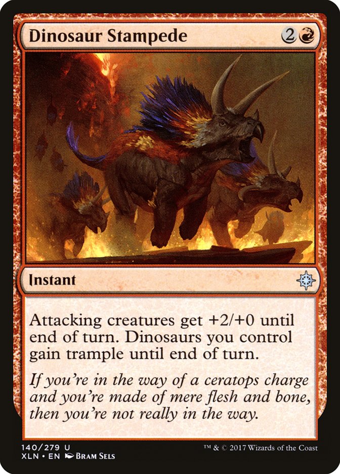 Dinosaur Stampede [Ixalan] Foil