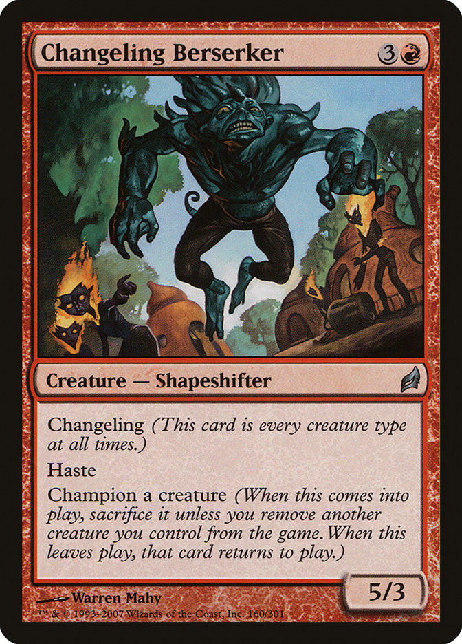 Changeling Berserker [Lorwyn] Foil