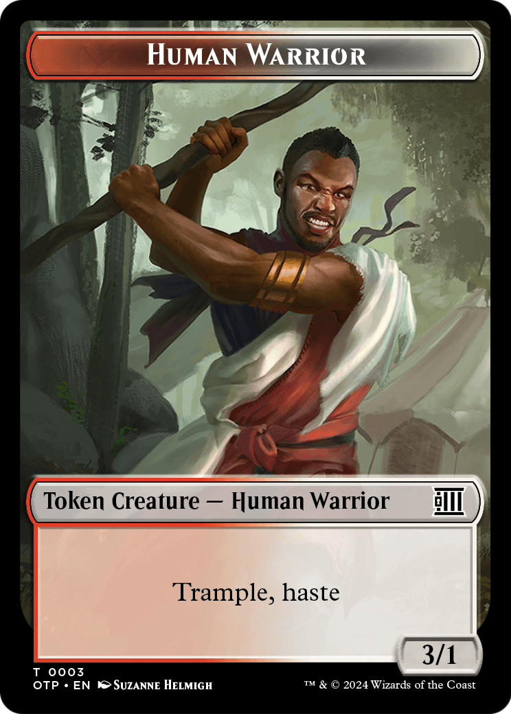 Human Warrior  [Breaking News Tokens]