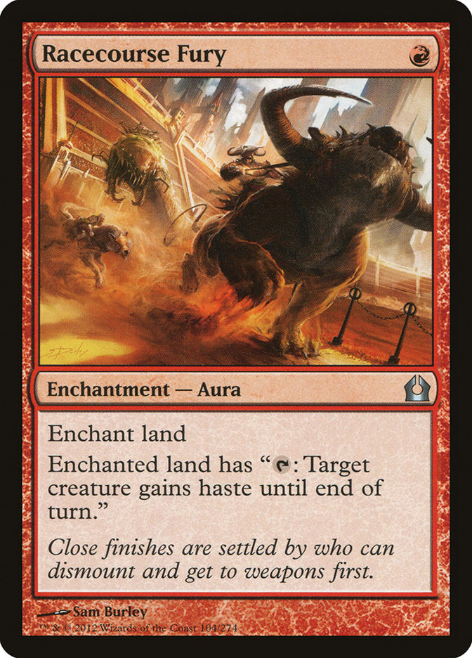 Racecourse Fury [Return to Ravnica] Foil
