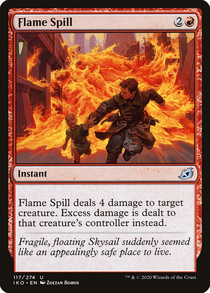 Flame Spill [Ikoria: Lair of Behemoths] Foil