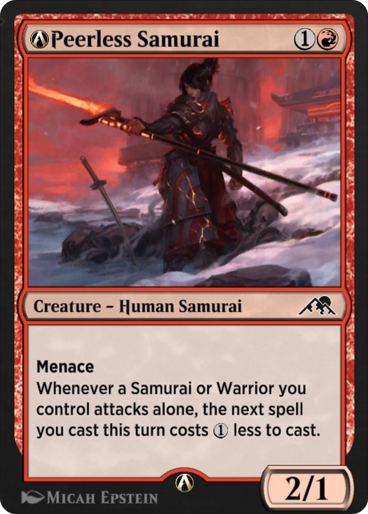 A-Peerless Samurai  [Kamigawa: Neon Dynasty]