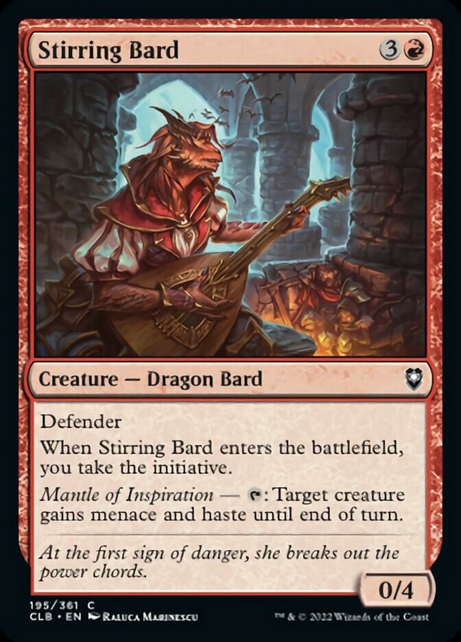 Stirring Bard [Commander Legends: Battle for Baldur's Gate] Foil