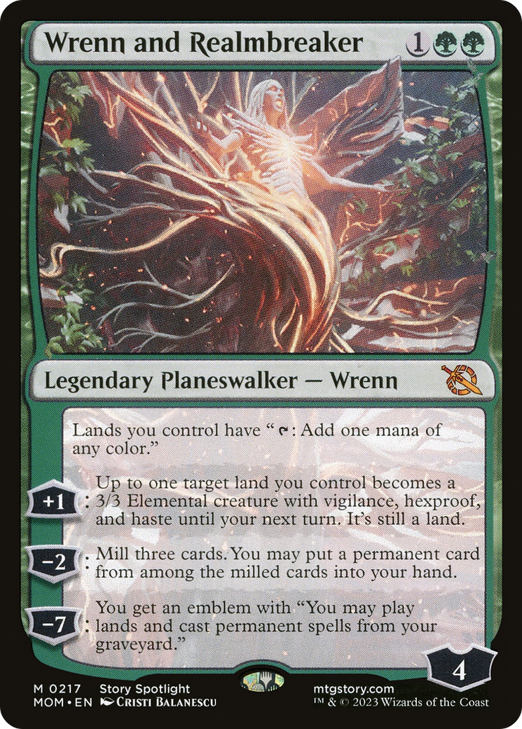 Wrenn and Realmbreaker  [March of the Machine] Foil