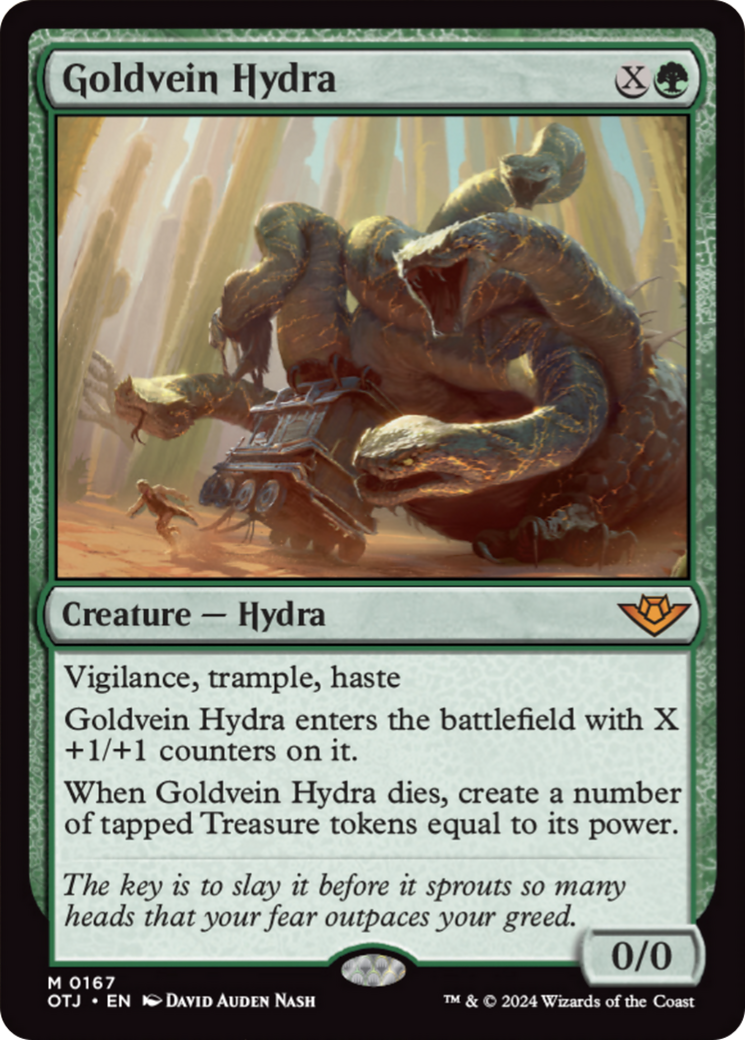 Goldvein Hydra [Outlaws of Thunder Junction] Foil