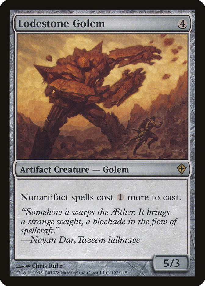 Lodestone Golem [Worldwake] Foil
