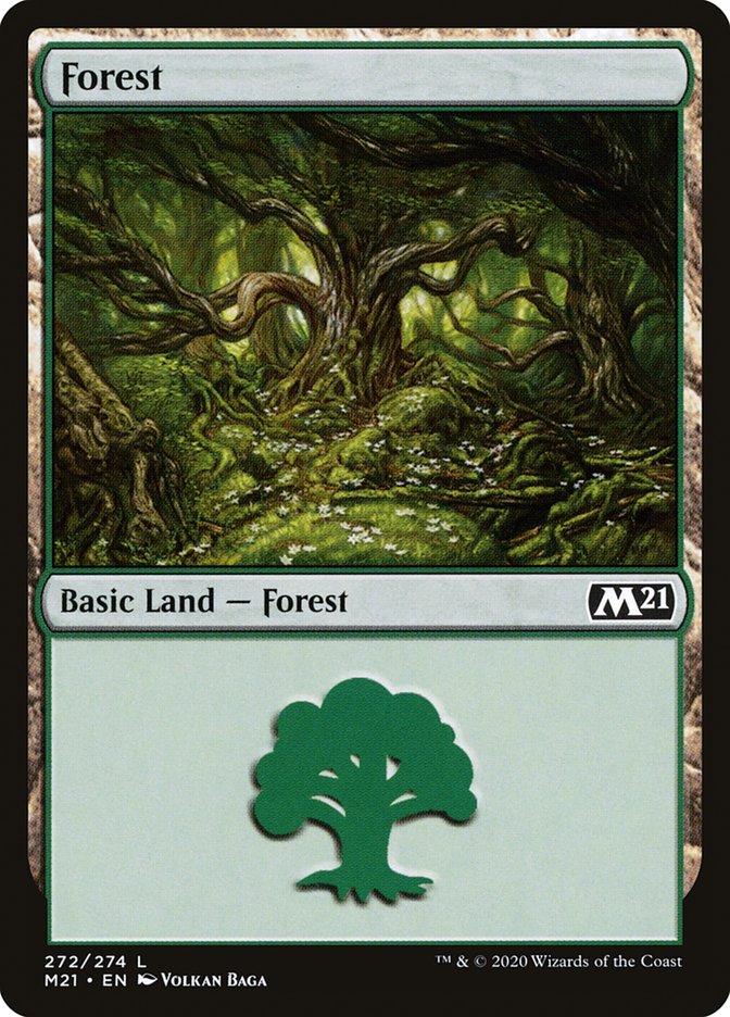 Forest (272) [Core Set 2021] Foil