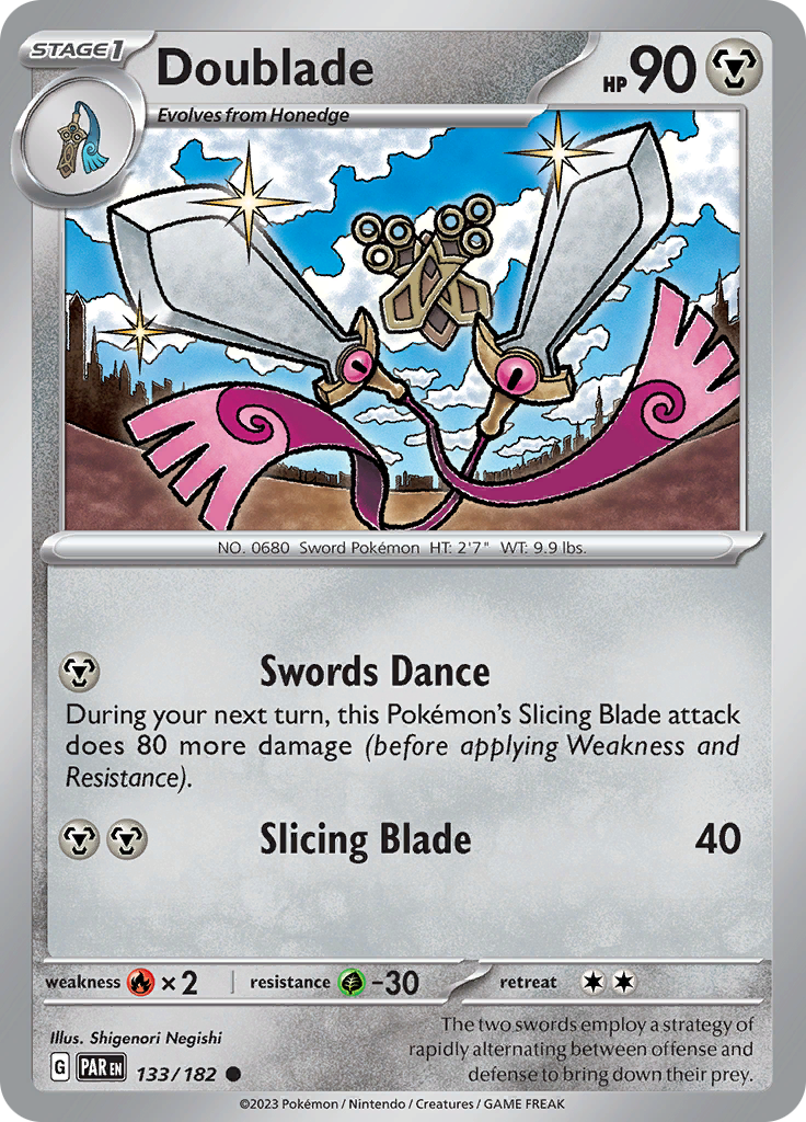 Doublade (133/182) [Scarlet & Violet: Paradox Rift] Reverse Holofoil