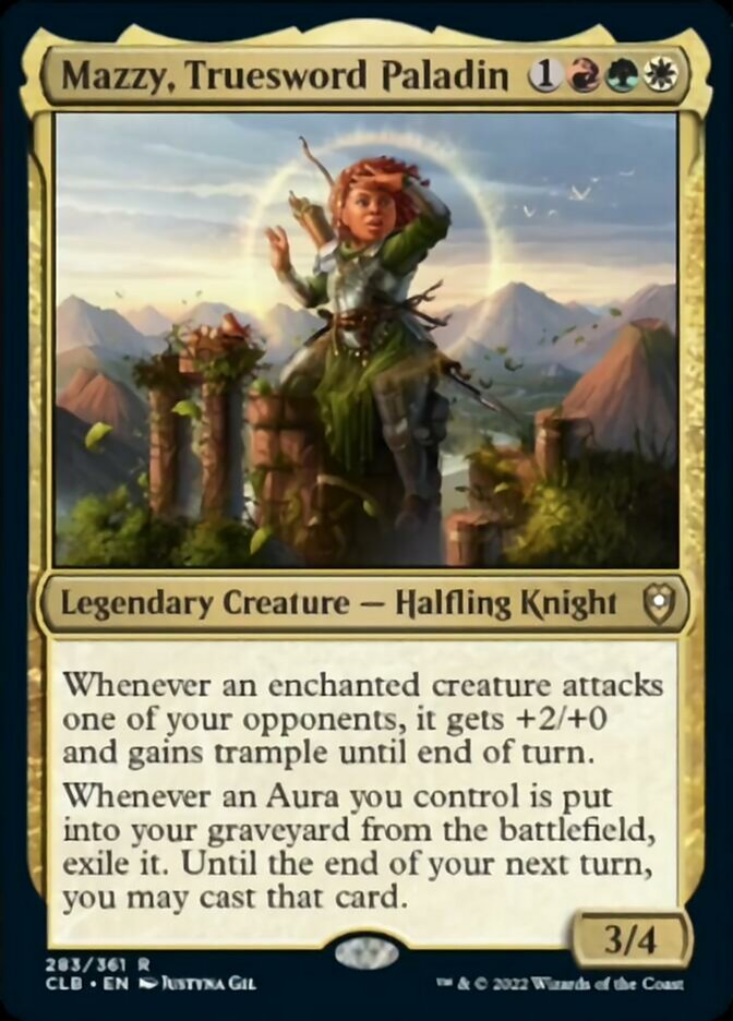 Mazzy, Truesword Paladin [Commander Legends: Battle for Baldur's Gate] Foil