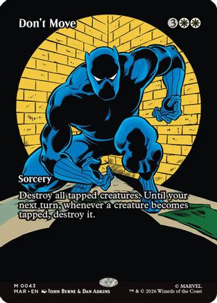 Don't Move (Borderless)  [Marvel Universe Eternal-Legal] Foil