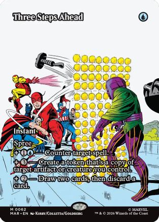 Three Steps Ahead (Borderless)  [Marvel Universe Eternal-Legal] Foil