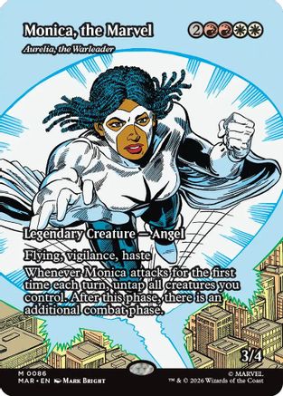 Monica, the Marvel - Aurelia, the Warleader (Borderless)  [Marvel Universe Eternal-Legal]
