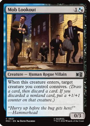 Mob Lookout  [Commander: Marvel Super Heroes] Foil