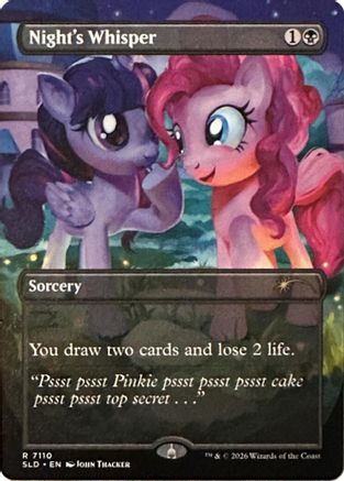 Night's Whisper (7110)  [Secret Lair Drop Series] Foil