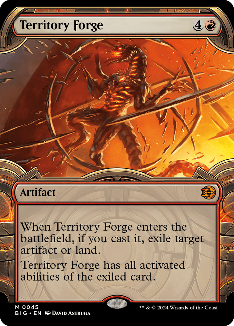 Territory Forge (Showcase) [Outlaws of Thunder Junction: The Big Score] Foil