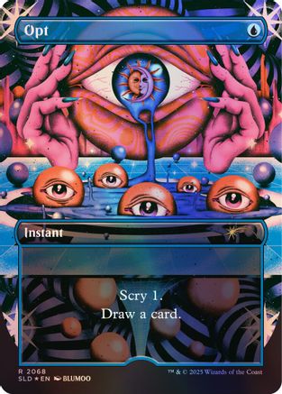 Opt (2068) (Rainbow Foil)  [Secret Lair Drop Series] Foil