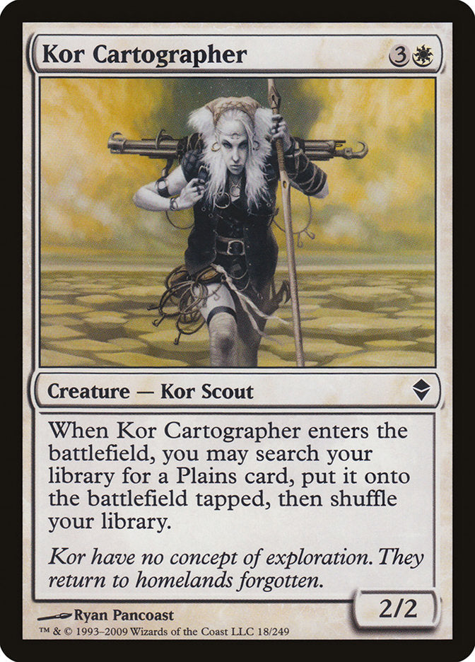 Kor Cartographer [Zendikar] Foil