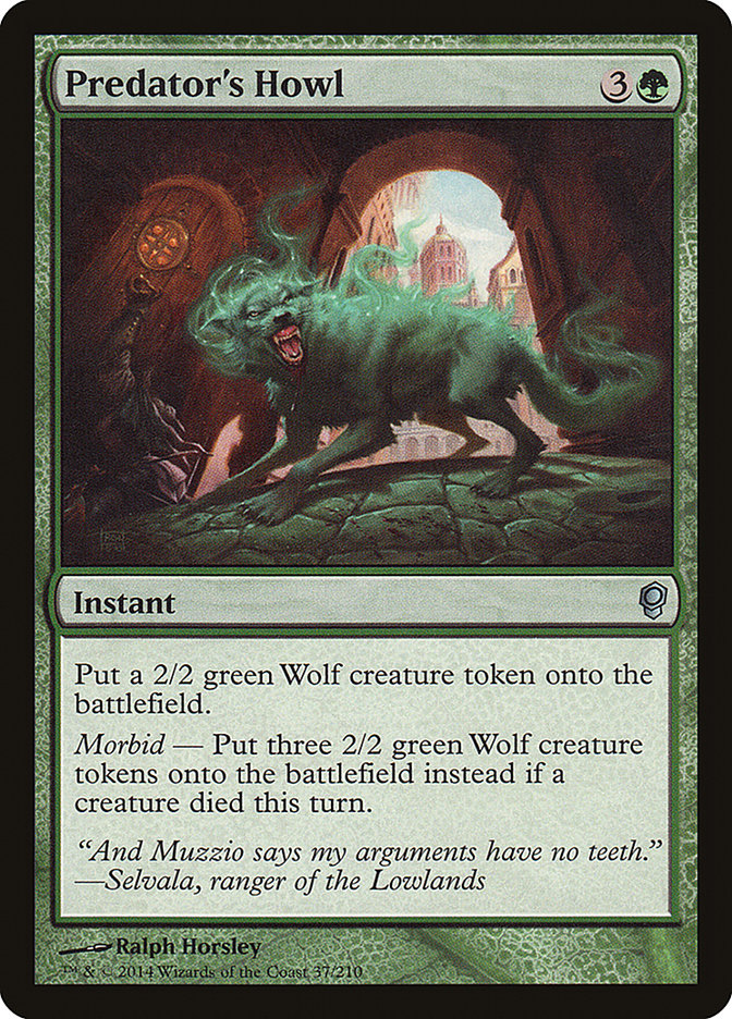Predator's Howl [Conspiracy] Foil