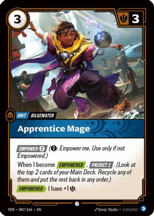 Apprentice Mage (047/166) - Riftbound - [Vendetta] Foil