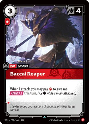 Baccai Reaper (009/166) - Riftbound - [Vendetta]