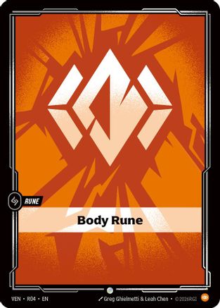 Body Rune (R04) - Riftbound - [Vendetta]